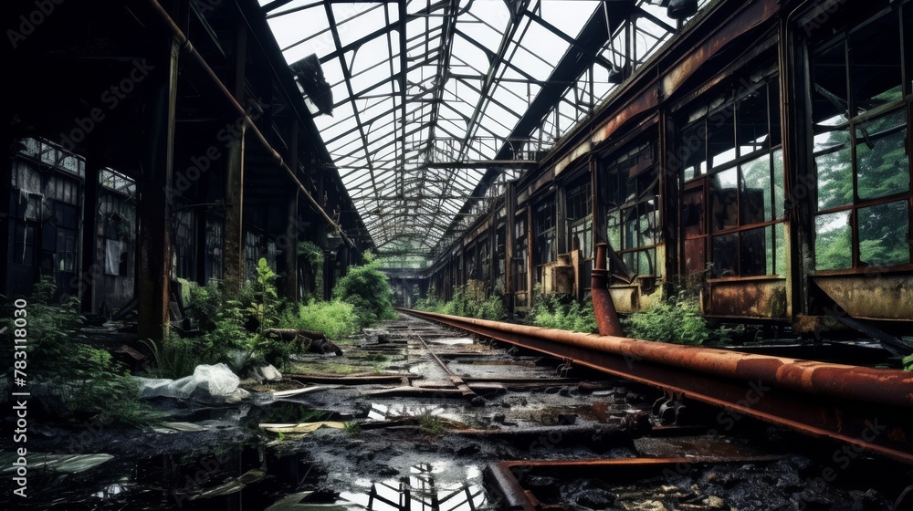 Crumbling manufacturing facility