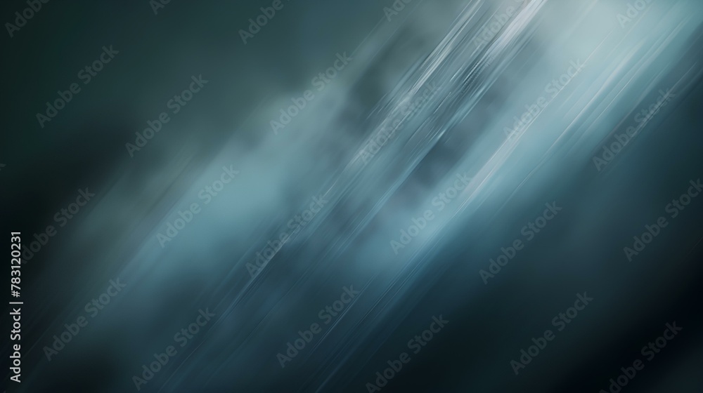 Dark Storm: Abstract Sky with Rays of Light Breaking through Clouds and Smoke, Illuminating Blue Water and Misty Atmosphere Dark Storm: Abstract Sky with Rays of Light Breaking through Clouds and Smoke, Illuminating Blue Water and Misty Atmosphere