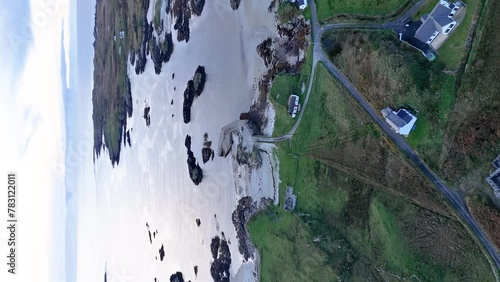 The coastline at Rossbeg in County Donegal during winter - Ireland photo