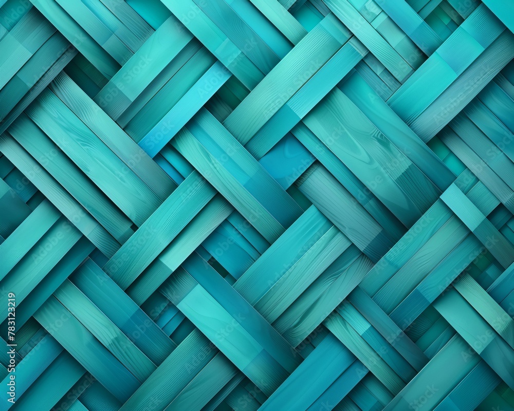 Construct a geometric pattern using only straight lines in shades of turquoise, abstract , background Construct a geometric pattern using only straight lines in shades of turquoise, abstract , background