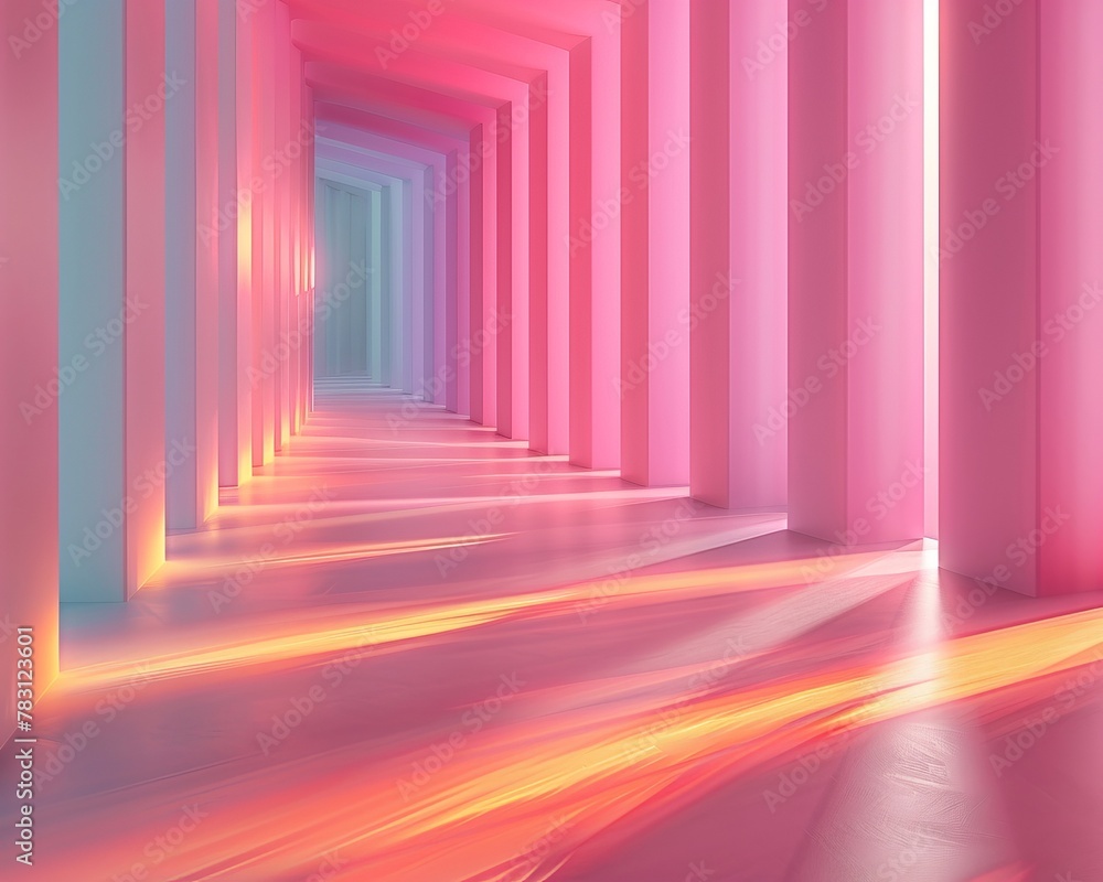 Soft pastel pink lines fading in and out of focus, abstract , background Soft pastel pink lines fading in and out of focus, abstract , background
