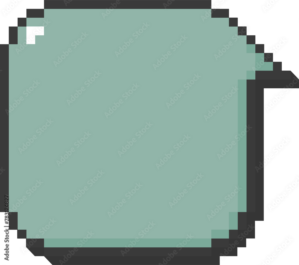 3d 8bit retro game pixel speech bubble balloon green color icon sticker memo keyword planner text box banner, flat png transparent element design 3d 8bit retro game pixel speech bubble balloon green color icon sticker memo keyword planner text box banner, flat png transparent element design