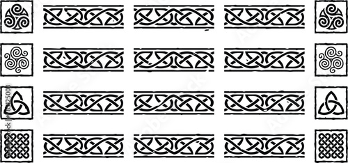 Seamless Celtic Knot Borders with Square Corners
