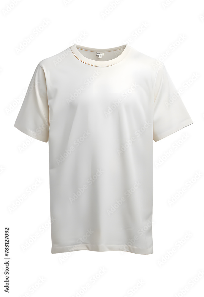 White T-shirt mockup isolated on transparent background White T-shirt mockup isolated on transparent background