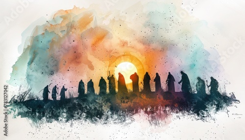 Resurrection of Jesus: Jesus appears to his followers. Life of Jesus