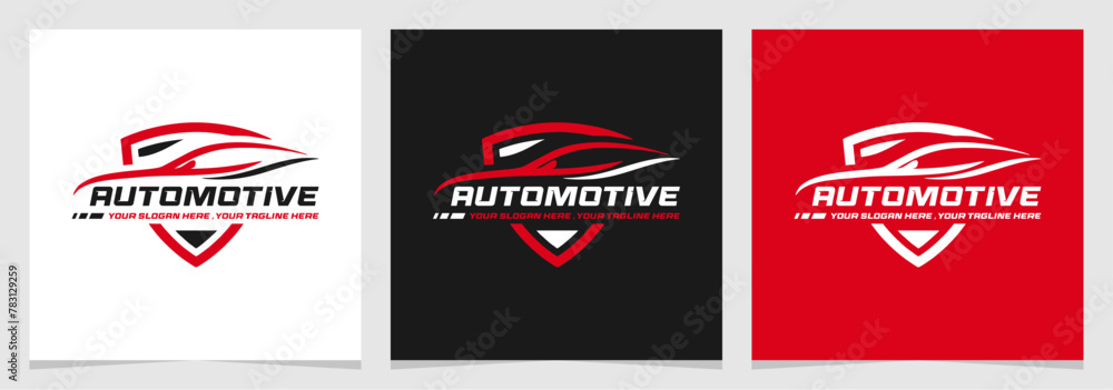 Automotive Car Modern Logo Element Vector , Speed Car Symbol Logo . Vehicle Sport Logo