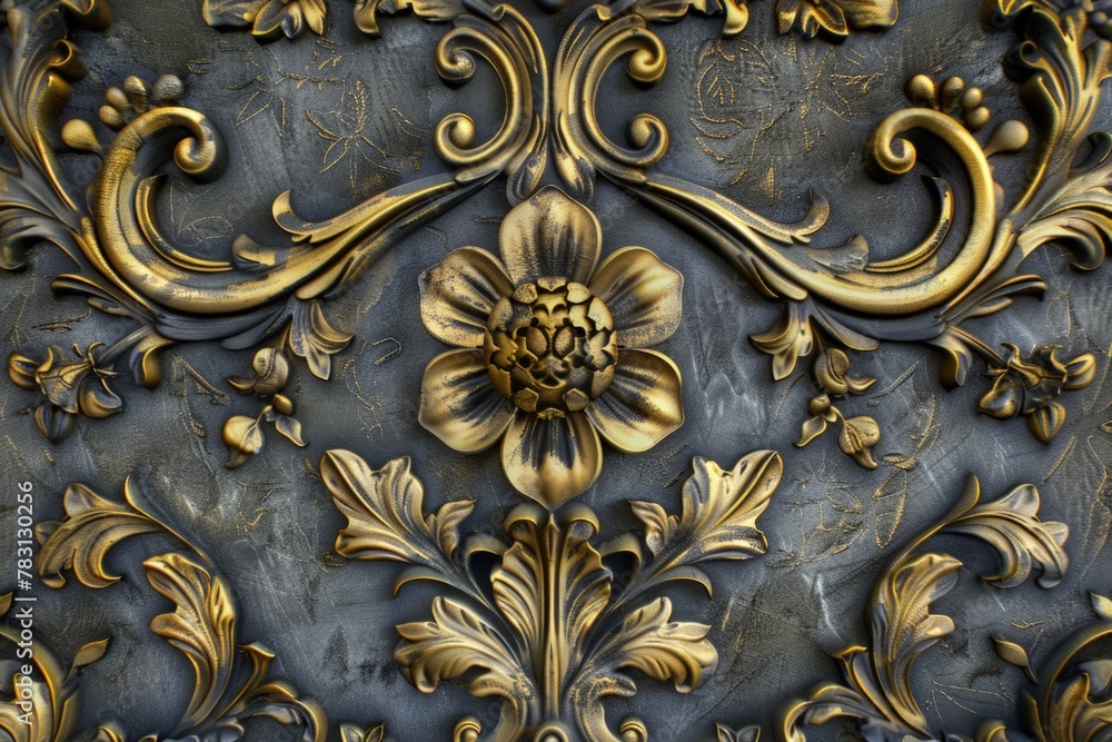 Background with Mayan patterns, golden details in relief, adornments, concept of culture and history. Background with Mayan patterns, golden details in relief, adornments, concept of culture and history.