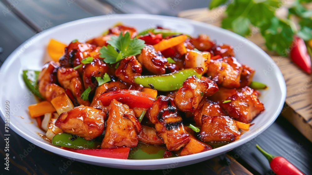 A harmonious blend of textures and flavors in a delightful dish A harmonious blend of textures and flavors in a delightful dish