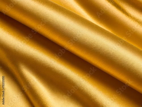gold textured fabric with pleats, background