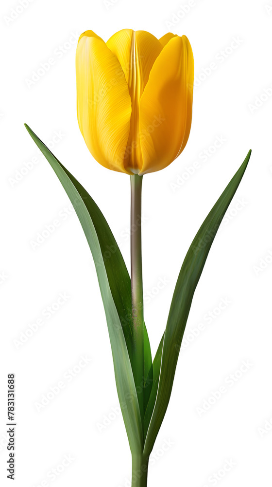 Tulip single flower isolated on transparent background Tulip single flower isolated on transparent background