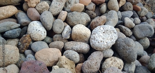 Photo of a large pile of stones