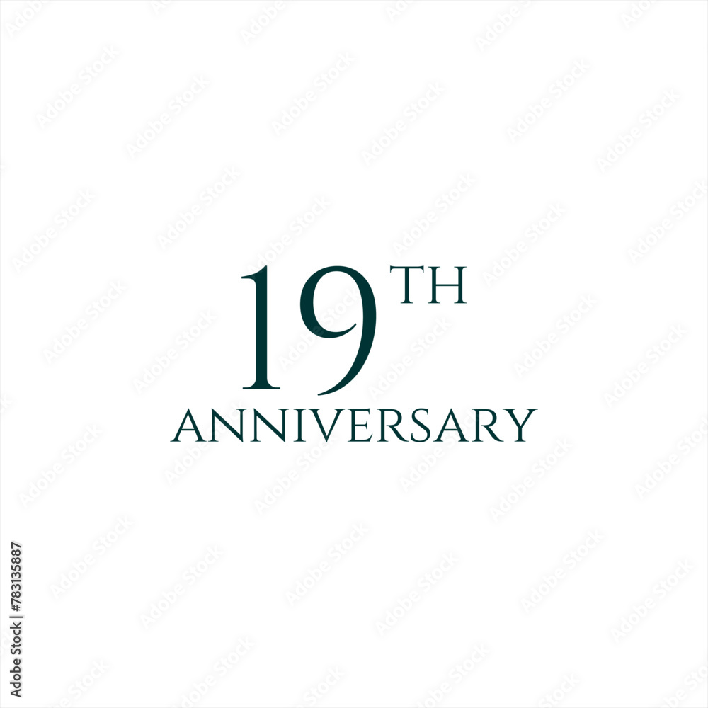 19th logo design, 19th anniversary logo design, vector, symbol, icon 19th logo design, 19th anniversary logo design, vector, symbol, icon
