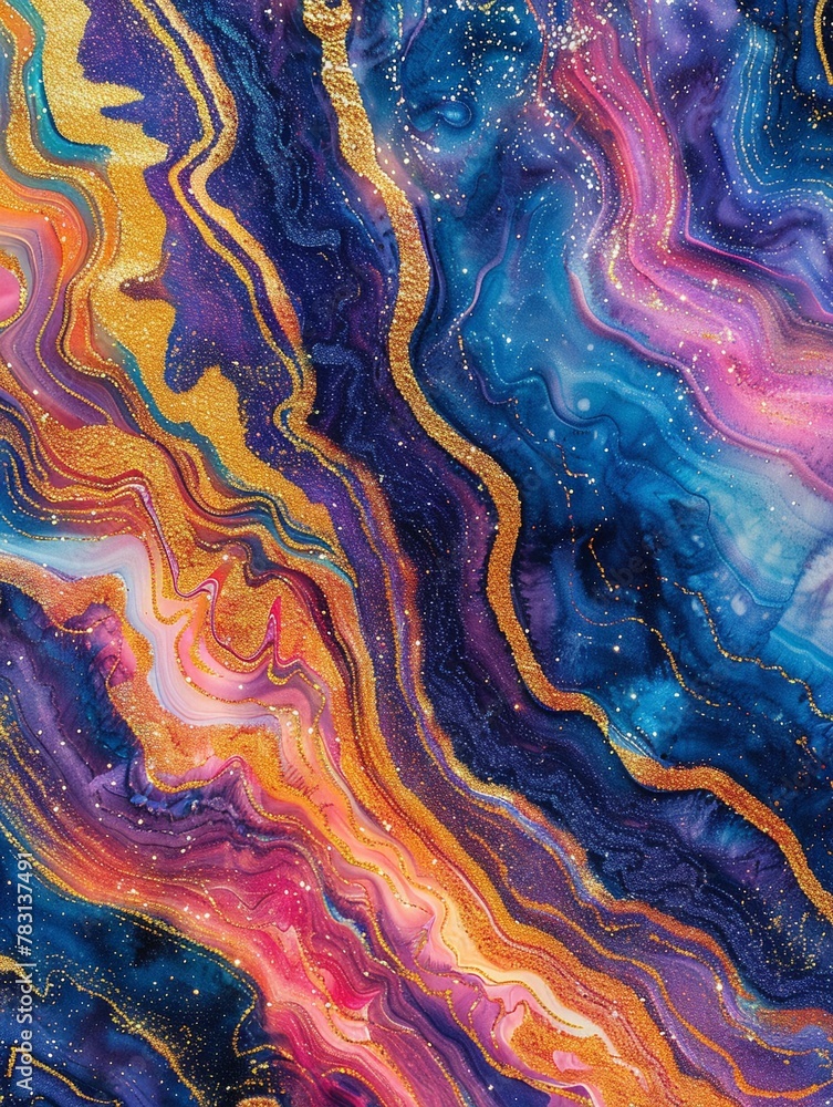 Iridescent leopard pattern, abstract swirls of shimmering colors, closeup, texture focus Iridescent leopard pattern, abstract swirls of shimmering colors, closeup, texture focus