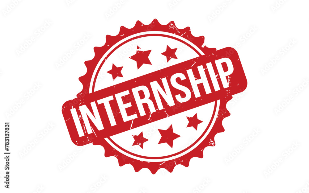 Internship rubber grunge stamp seal vector Internship rubber grunge stamp seal vector