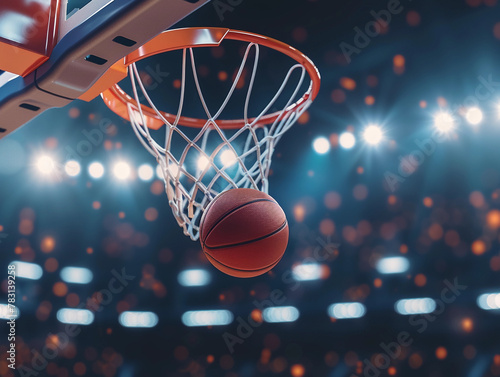 basketball hoop and ball © Johannes