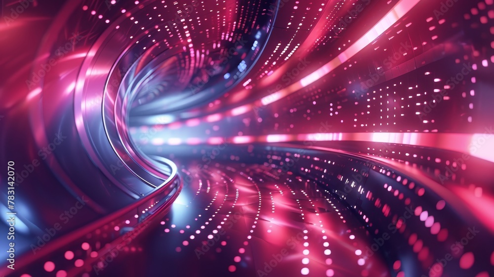 Craft a futuristic 3D composition Craft a futuristic 3D composition