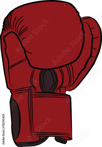 red boxing gloves