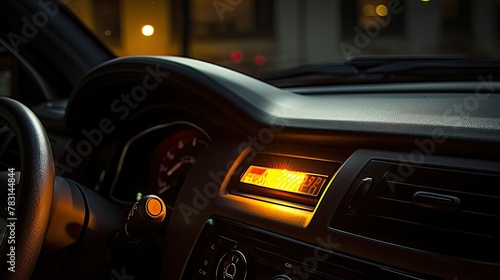 dashboard emergency lighting © vectorwin