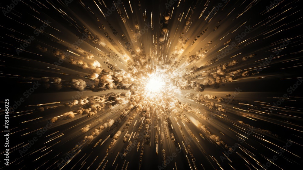 Obraz premium explode starburst star