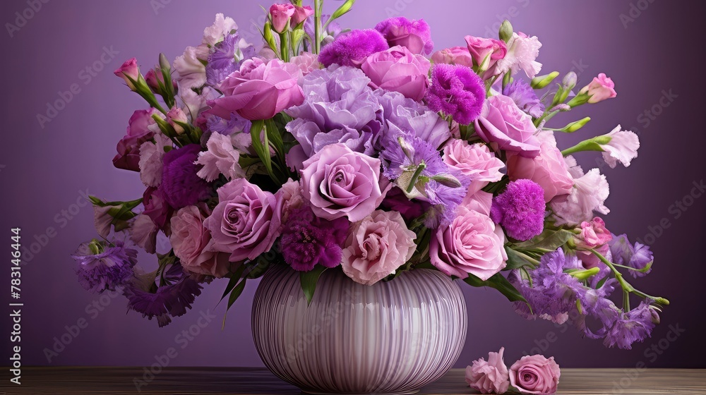 Fototapeta premium flowers mothers day purple