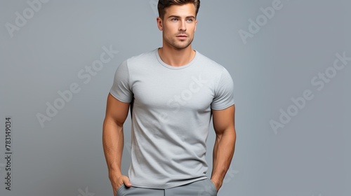 shir heather gray t shirt photo