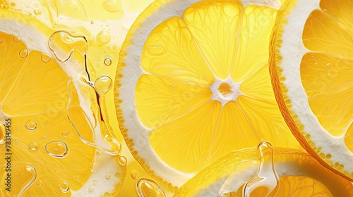refreshing drink lemon yellow