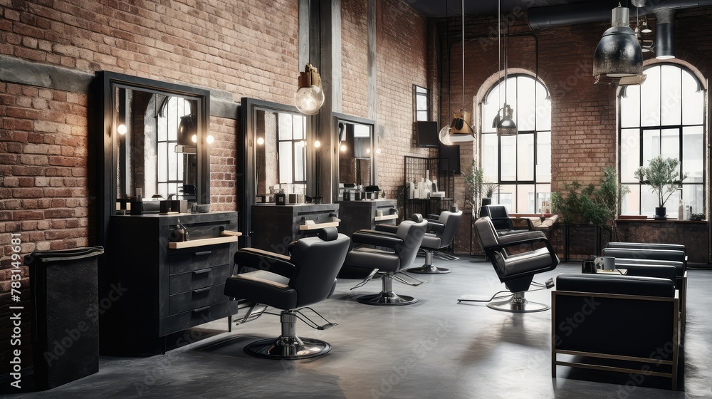 Naklejka premium modern beauty salon interior