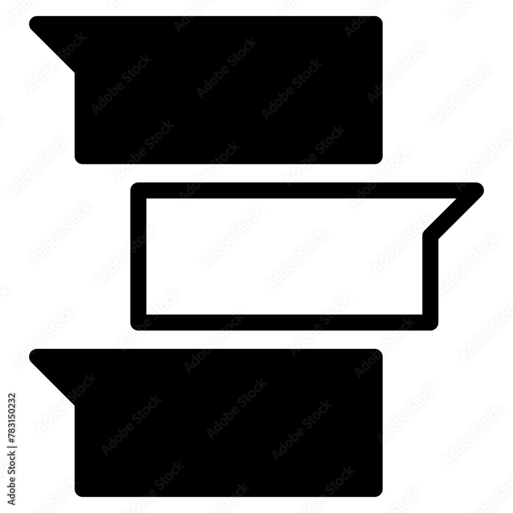 Chat vector icon. Talk speech bubble icon Chat vector icon. Talk speech bubble icon