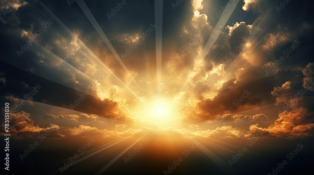 light sun bursting through clouds light sun bursting through clouds