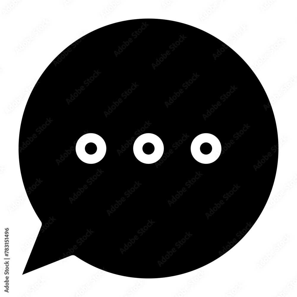 Chat vector icon. Talk speech bubble icon Chat vector icon. Talk speech bubble icon