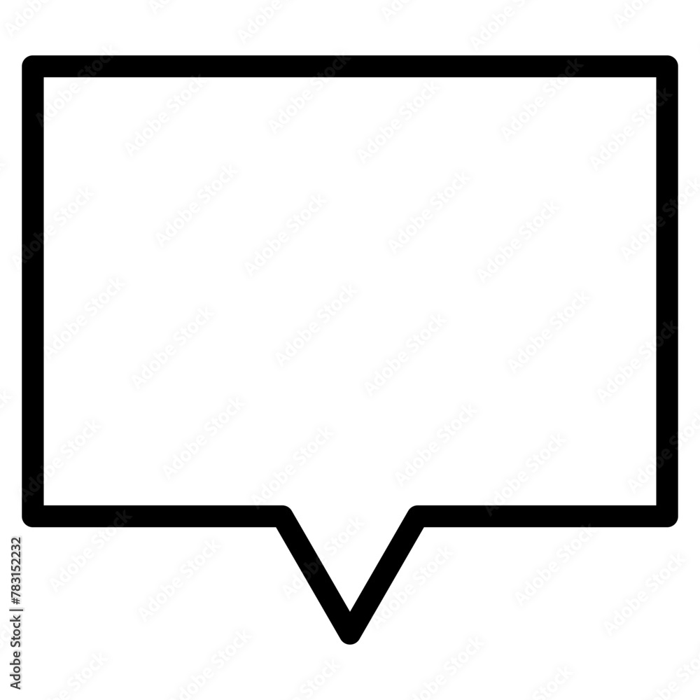 Chat vector icon. Talk  speech bubble icon