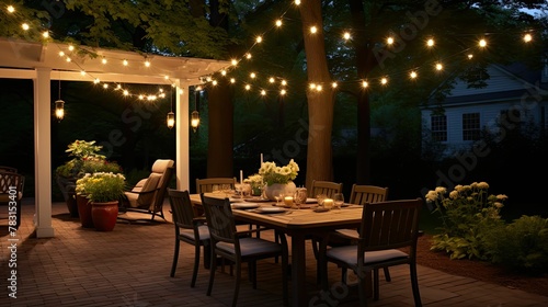 cozy party string lights