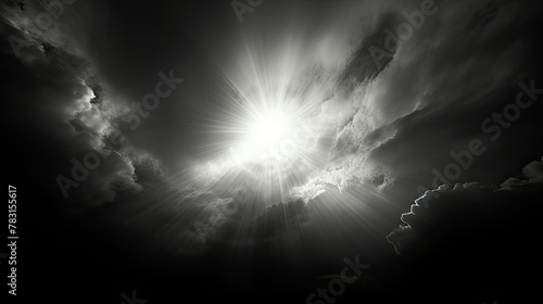 light cloud with sun © vectorwin