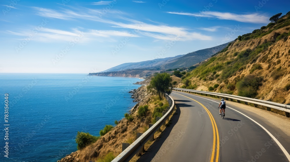 landscape blue road landscape blue road