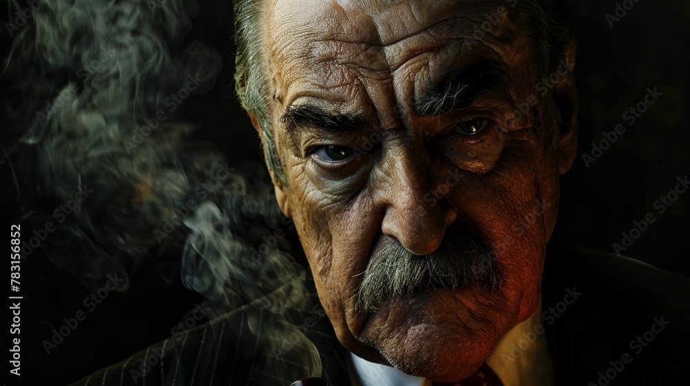 The legacy of a retired gangster, living in the shadows of past deeds and a reputation that never fades The legacy of a retired gangster, living in the shadows of past deeds and a reputation that never fades