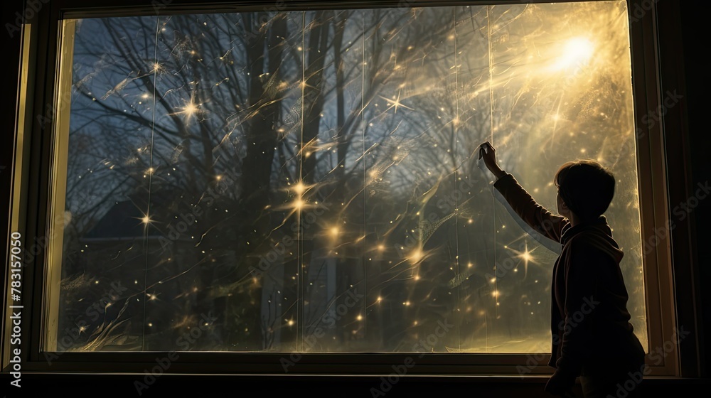 Fototapeta premium creativity drawn stars