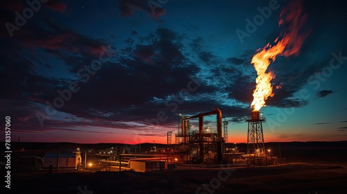 production oil and gas field photo
