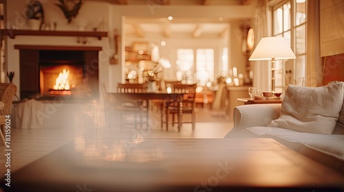 cozy blurred house interior icon