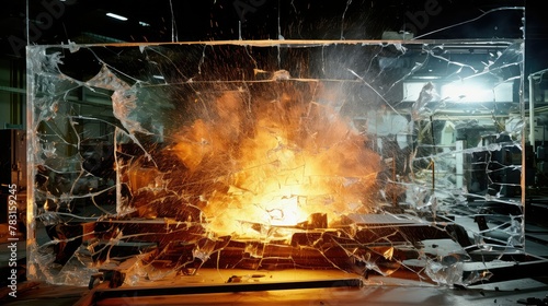 impact bulletproof Glass Factory photo