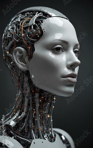 robot lady photo