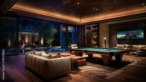 focus blurred interior luxury home © vectorwin