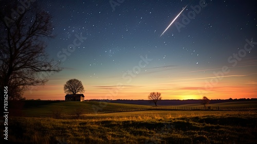 celestial comet shooting star