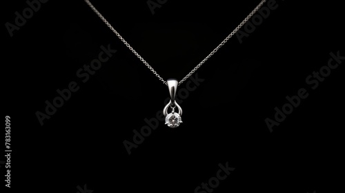 delicate silver chain necklace