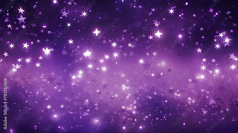 vibrant purple stars background