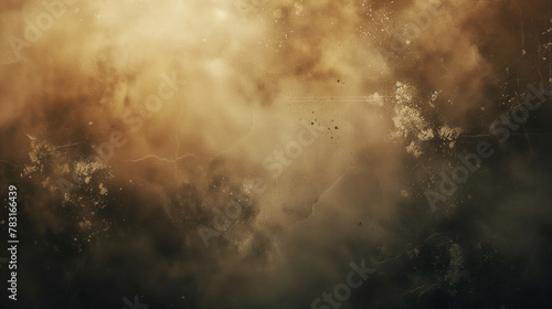 Dark grunge gold smoke