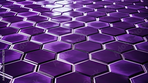floor purple hexagon