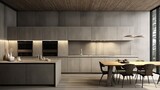 accented grey wood wall
