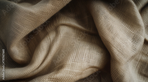 Natural color of linen fabric