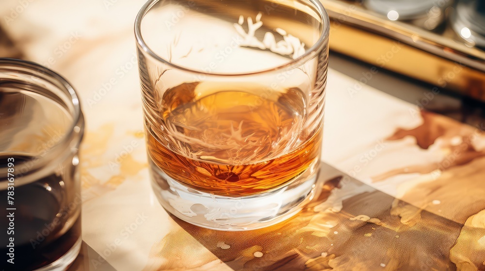 textured brown water color