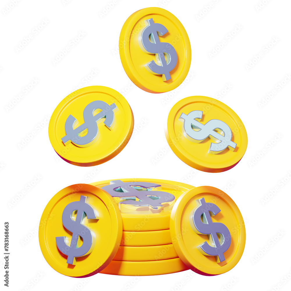 Stock Investment 3d icon Stock Investment 3d icon